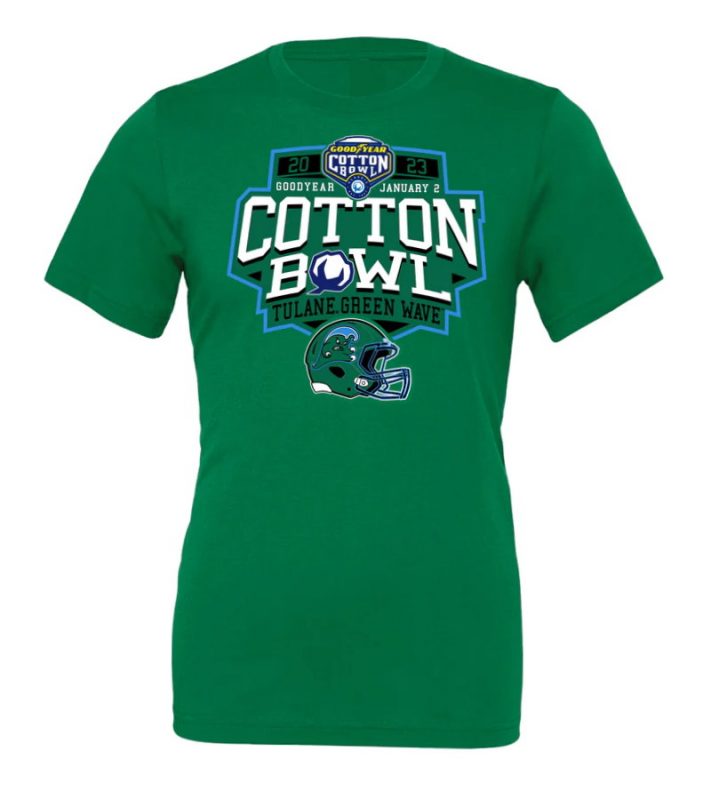 Tulane Green Wave 2023 Cotton Bowl Champions TShirt