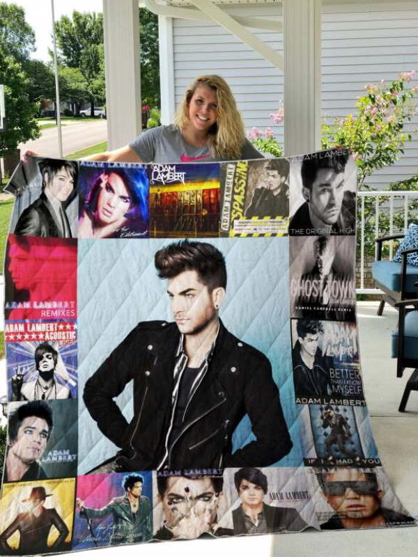 Adam Lambert 3D Quilt Blanket