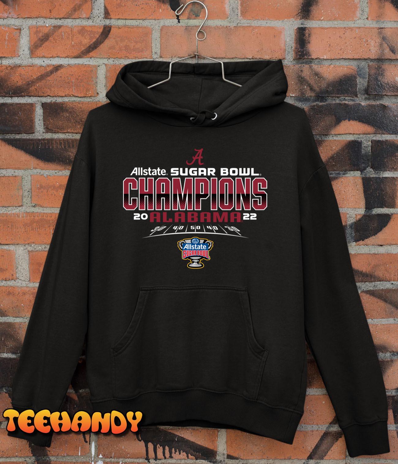 Alabama Crimson Tide 2022 Sugar Bowl Champs Field Long Sleeve T-Shirt