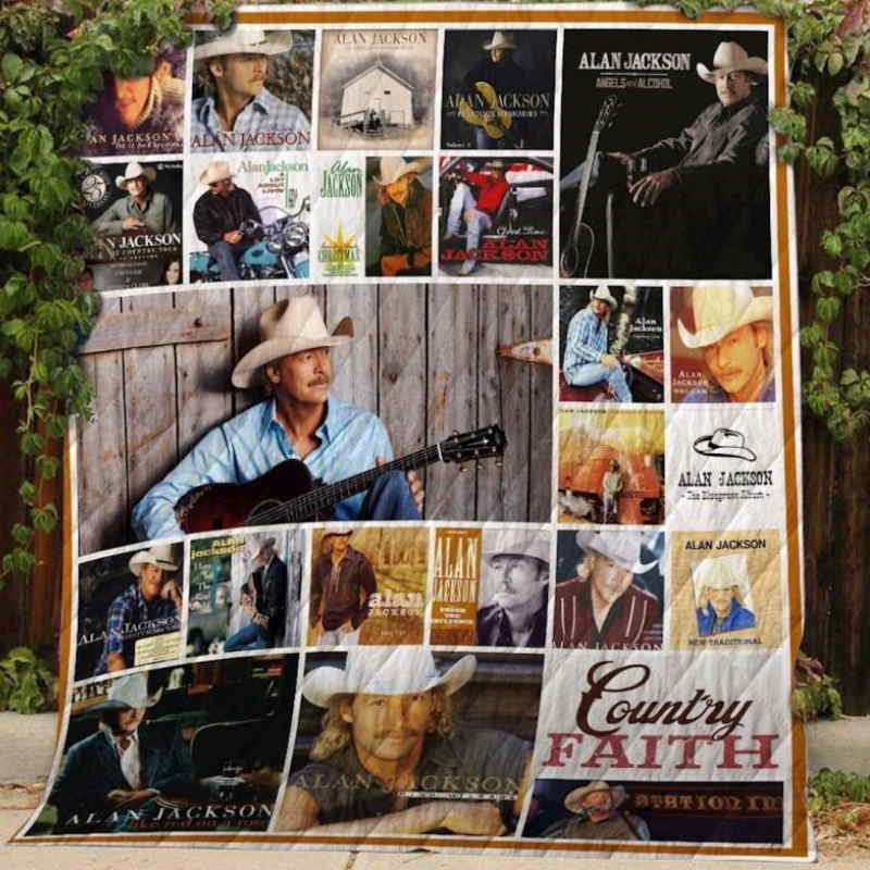 Alan Jackson Quilt Blanket