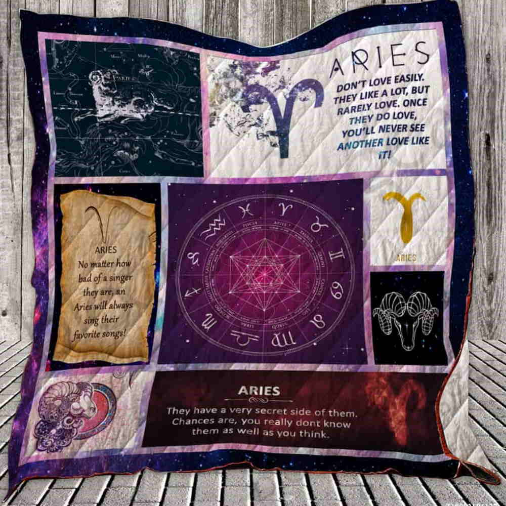 Ariesthey Haveversion Secret Side Of Them quilt Blanket