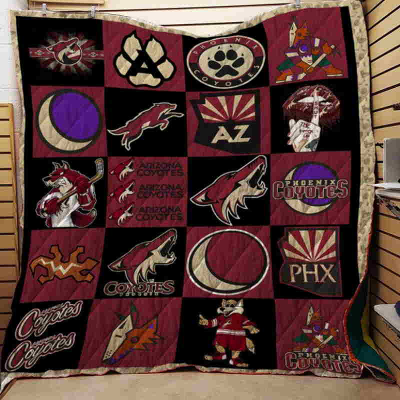 Arizona Coyotes 3D Quilt Blanket