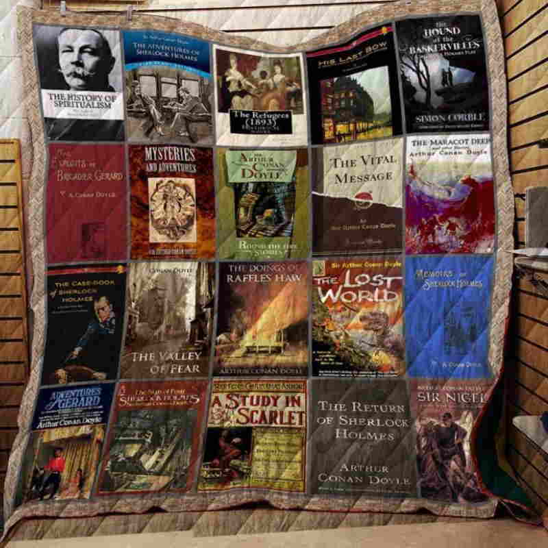 Arthur Conan Doyle ‘S Books Quilt Blanket