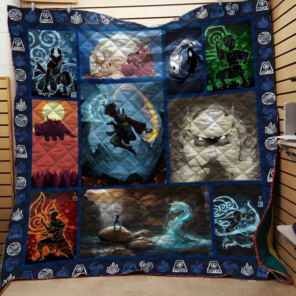 Avatar Airbender Elements Quilt Blanket