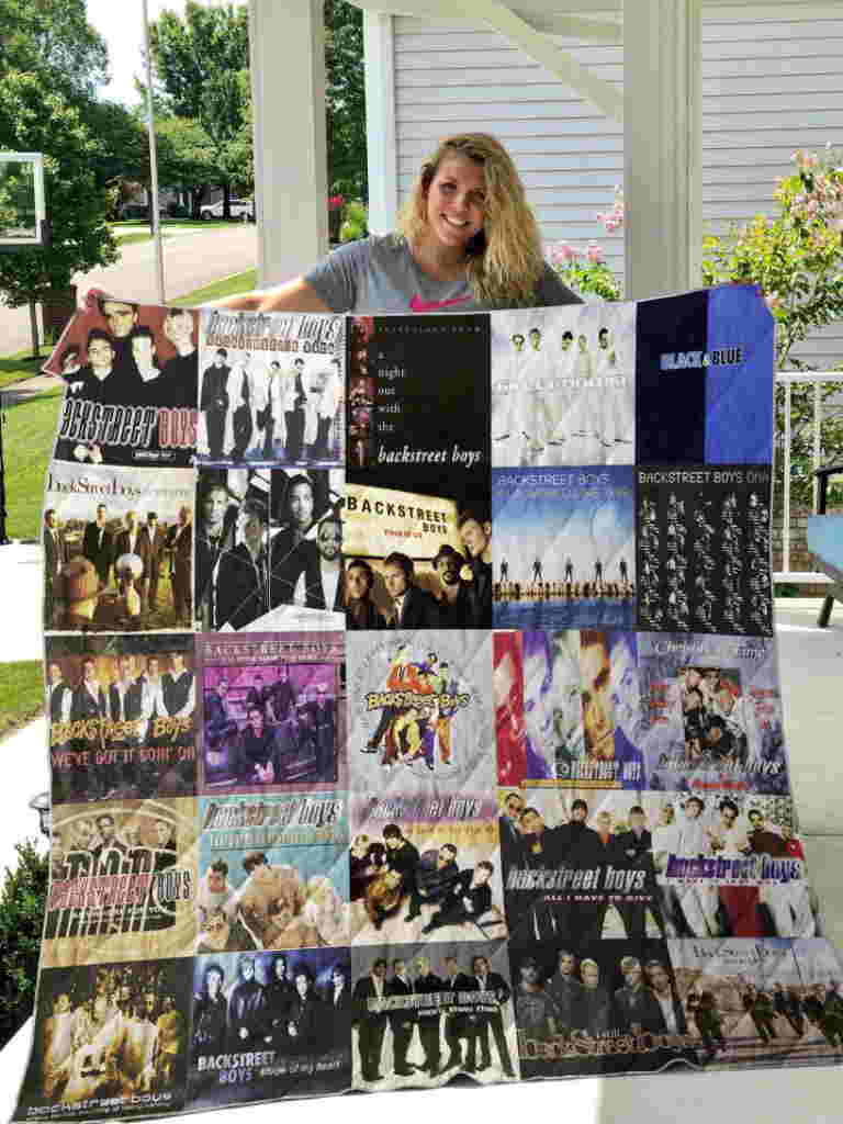 Backstreet Boys Album Covers Quilt Blanket