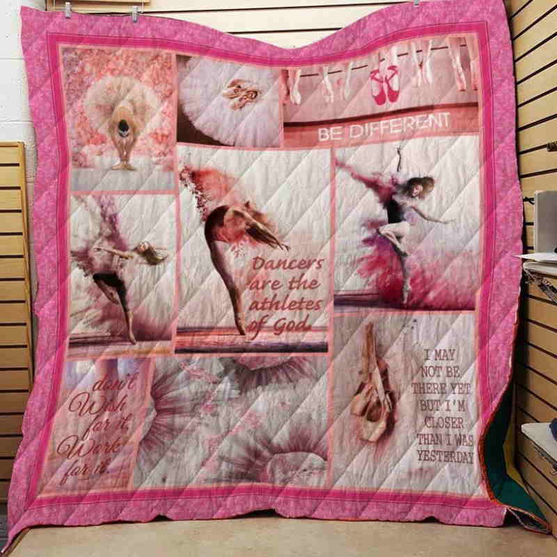 Ballet Be Different 3D Quilt Blanket