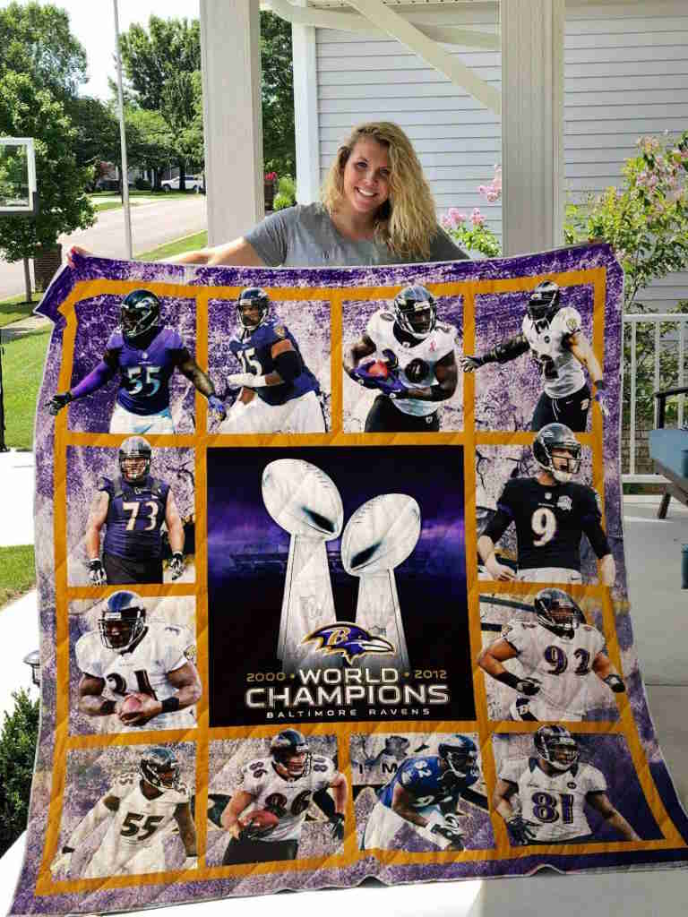 Baltimore Ravens Quilt Blanket