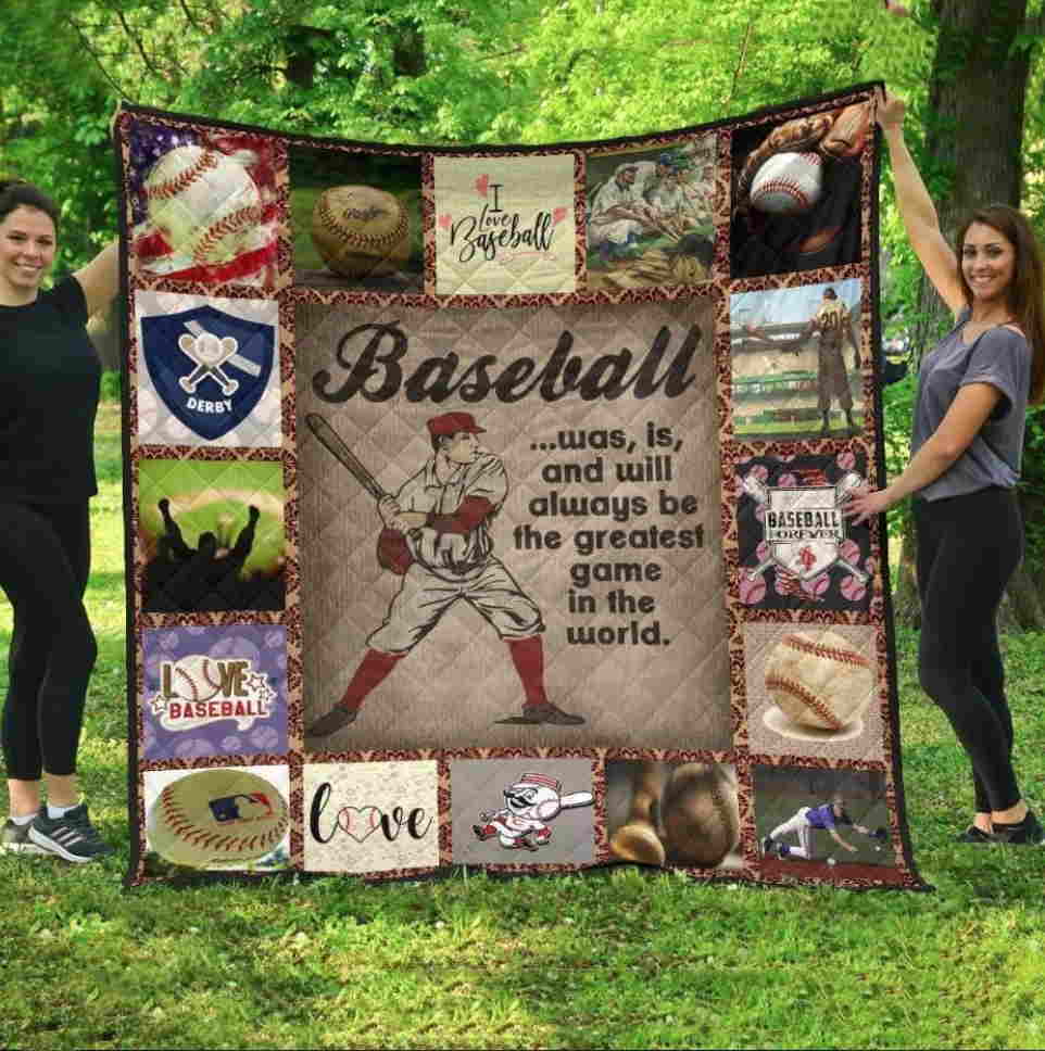 Baseball Greatest Game Quilt Blanket