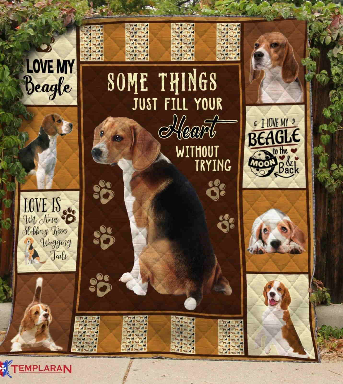 Beagle Rely On Me Quilt Blanket