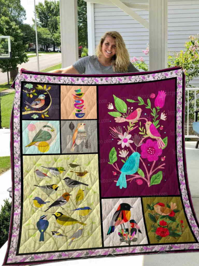 Birds 3D Quilt Blanket