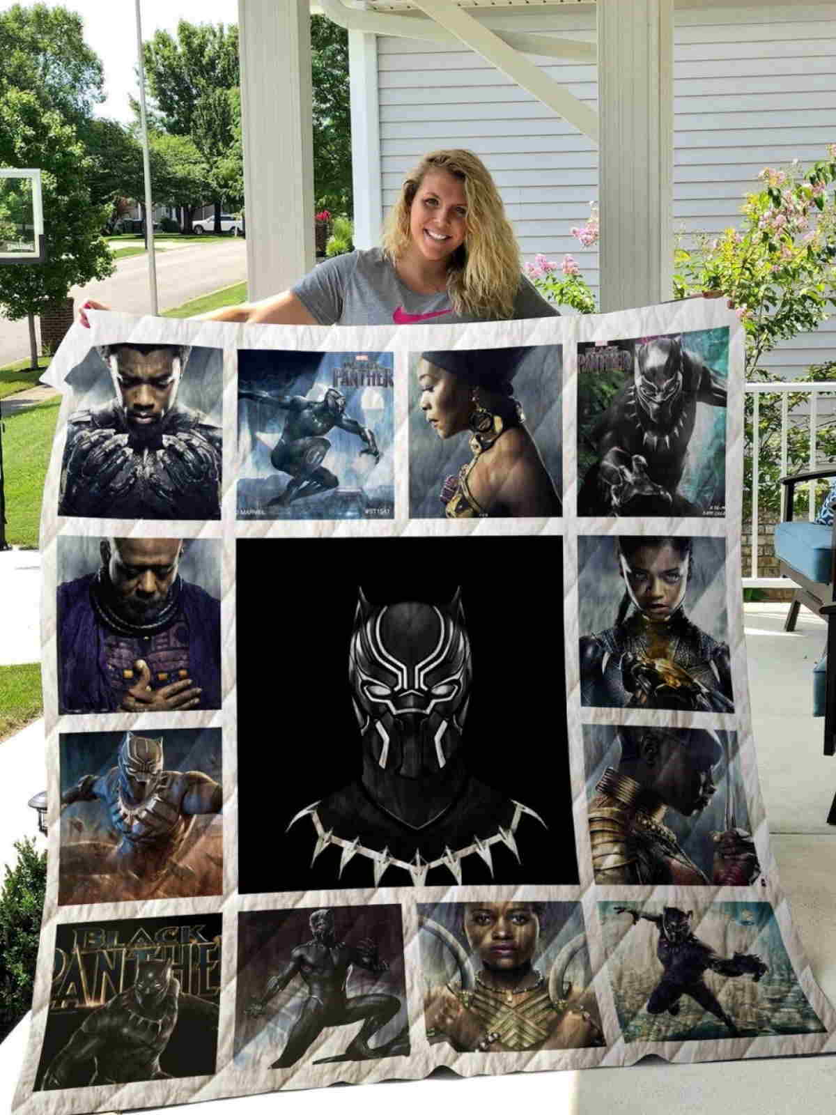 Black Panther 3D Quilt Blanket