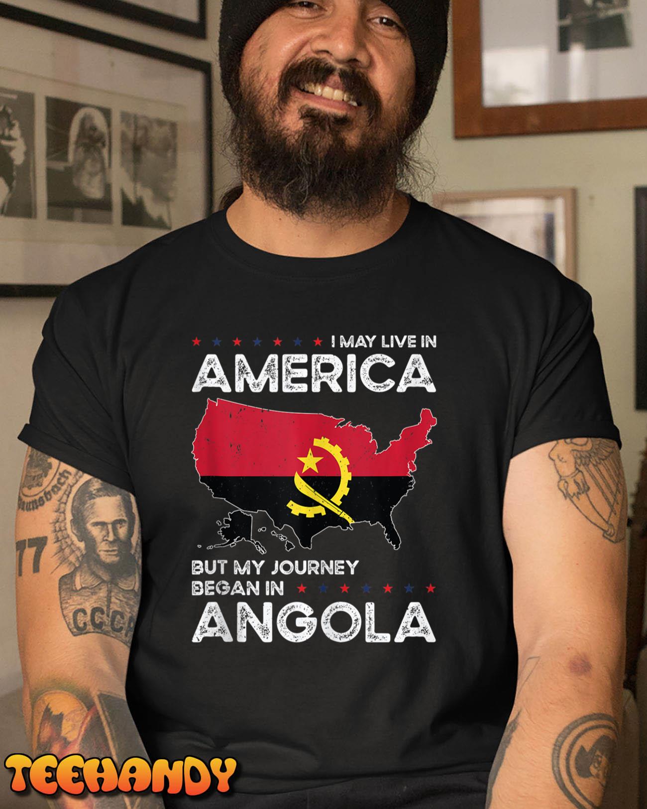 Born Angolan Angola American USA Citizenship Hoodie