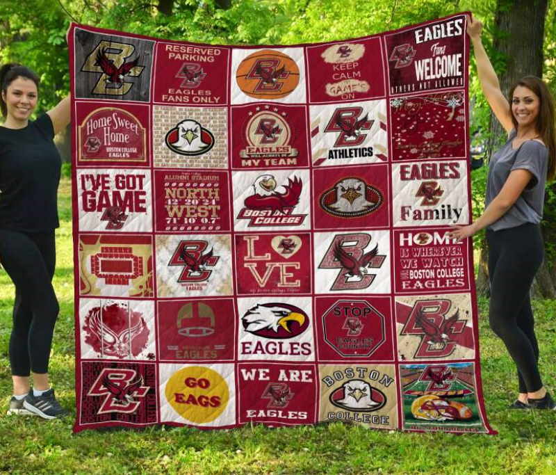 Boston College Eagles 3D Quilt Blanket