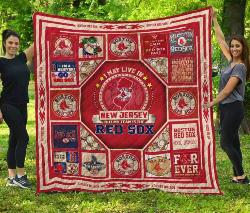 Boston Red Soxnew Jersey 3D Quilt Blanket