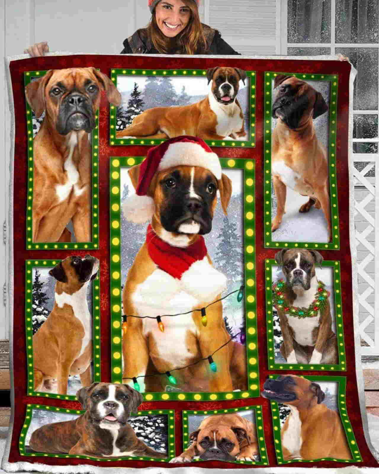 Boxer Dance With Boxer Quilt Blanket