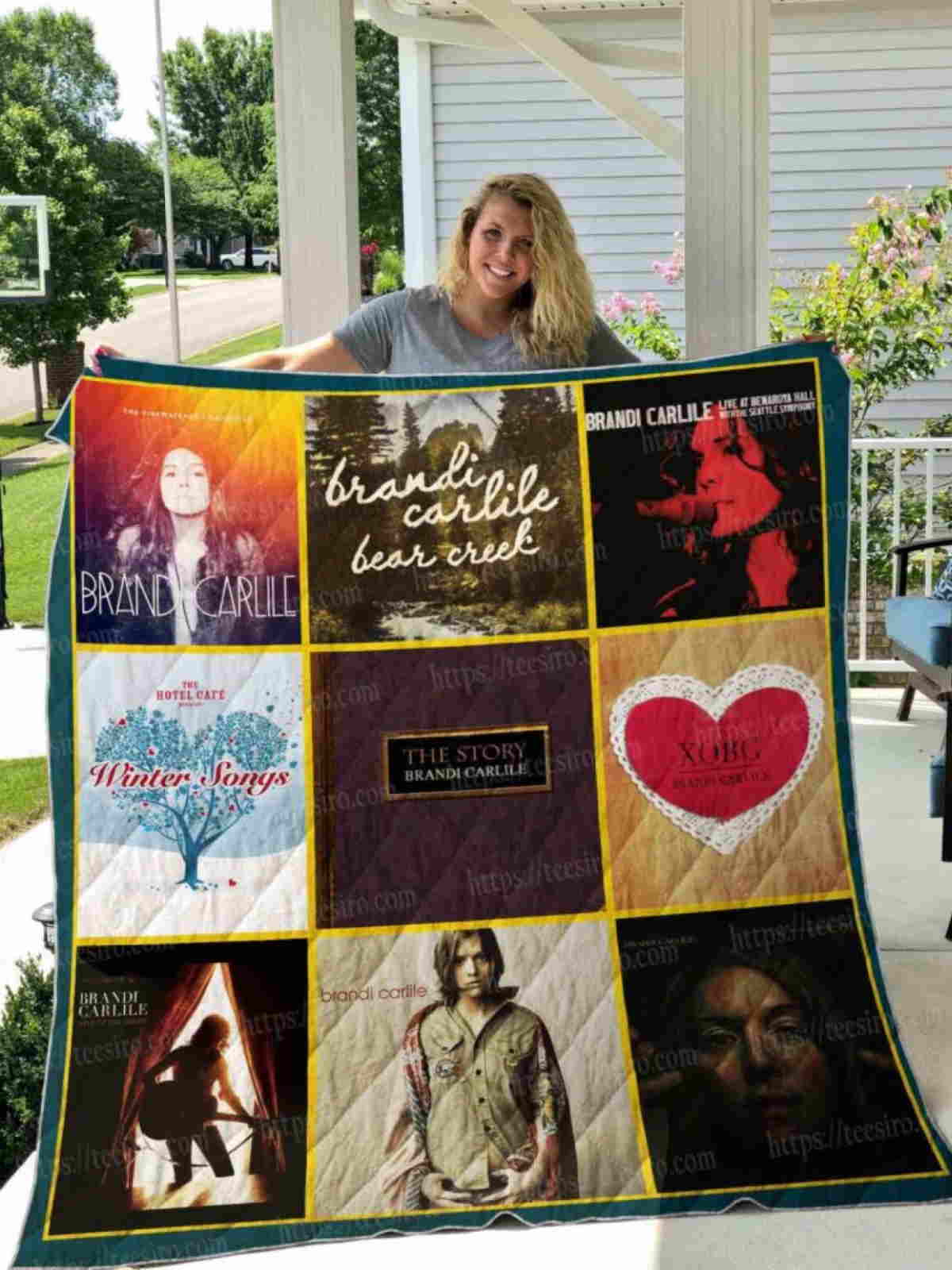 Brandi Carlile Albums Quilt Blanket