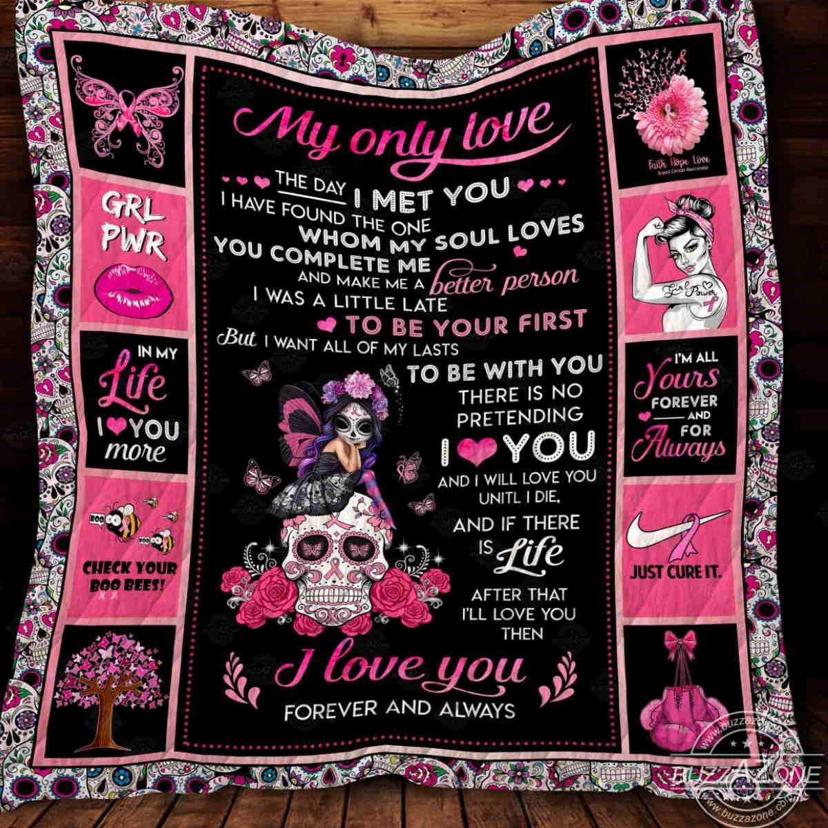 Breast Cancer My Love All Of My Last Quilt Blanket