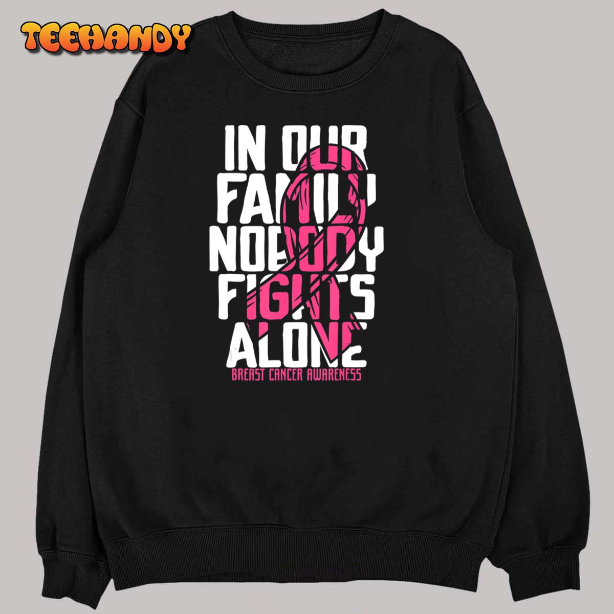 Breast Cancer Support Pink Family Breast Cancer Awareness T-Shirt