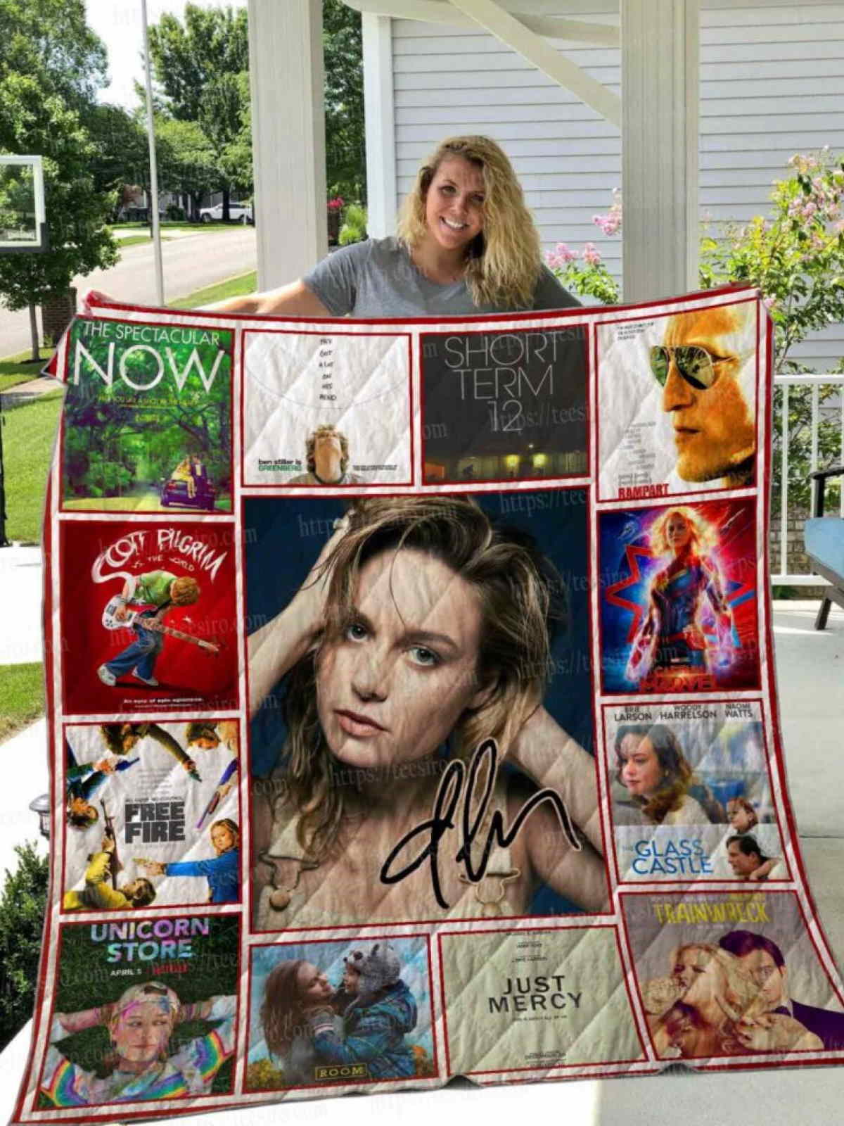 Brie Larson Quilt Blanket