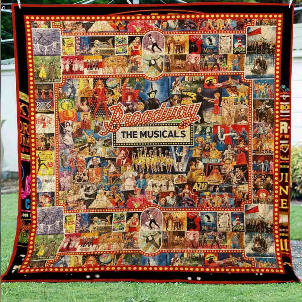 Broadways The Musical 3D Quilt Blanket