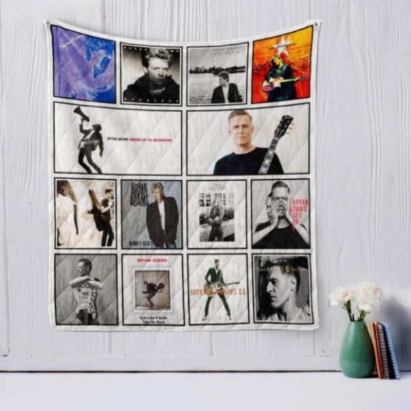 Bryan Adams Two 3D Quilt Blanket