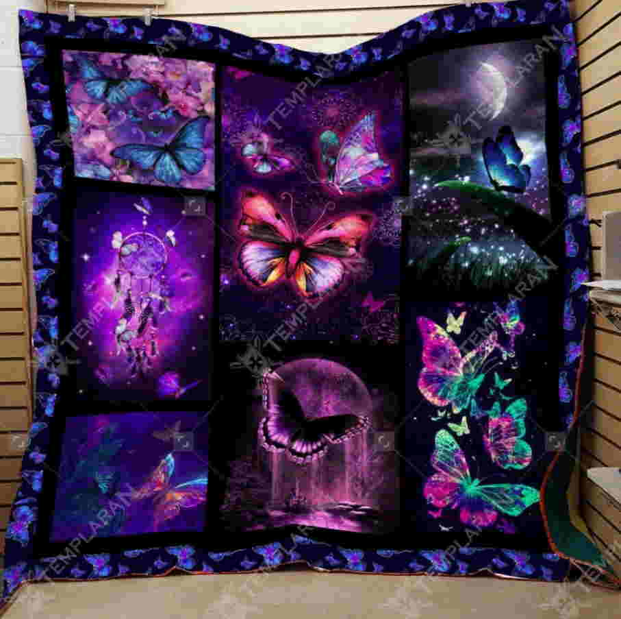 Butterfly Beautiful Fairy 3D Quilt Blanket