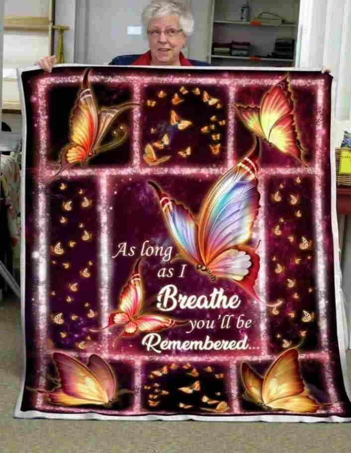 Butterfly Everlasting Love Quilt Blanket