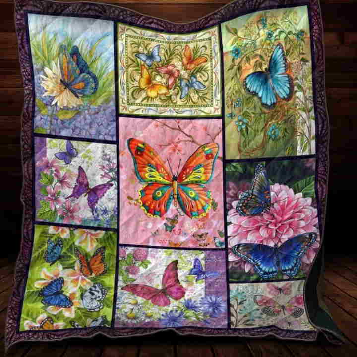 Butterfly Love Time Quilt Blanket