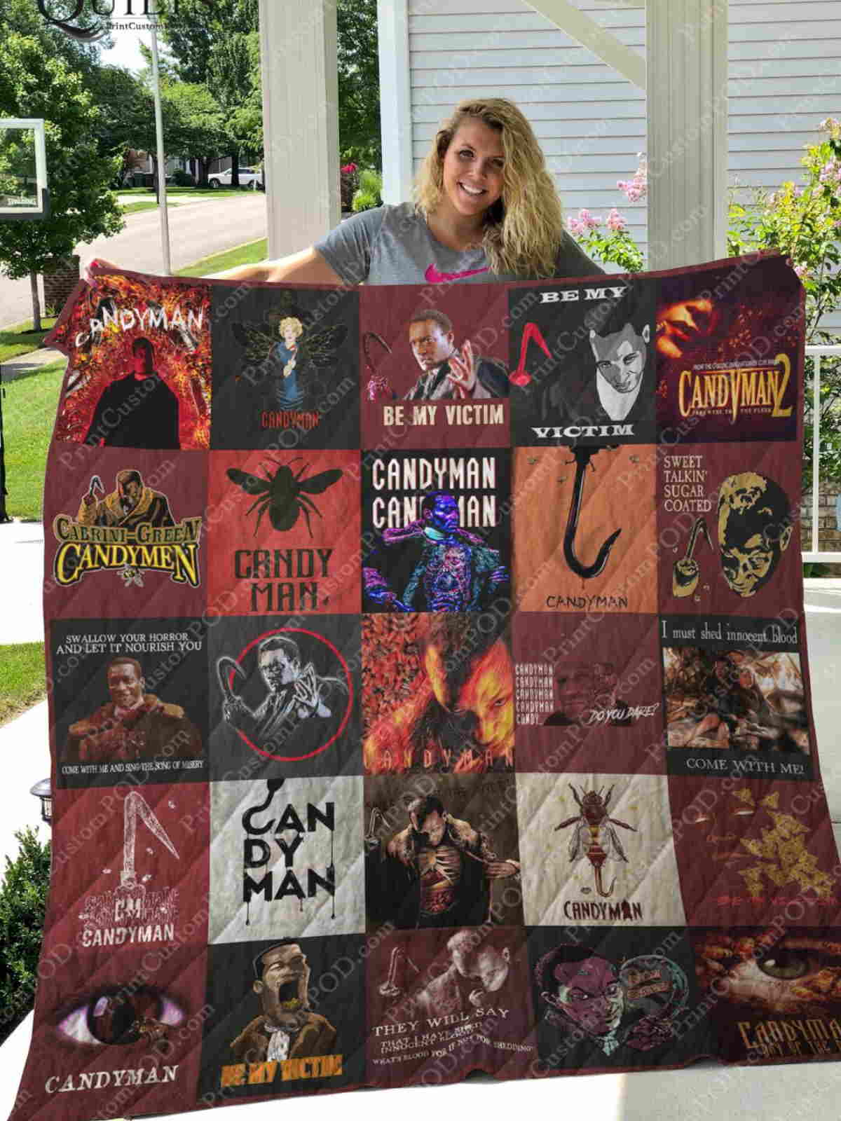 Candyman 3D Quilt Blanket