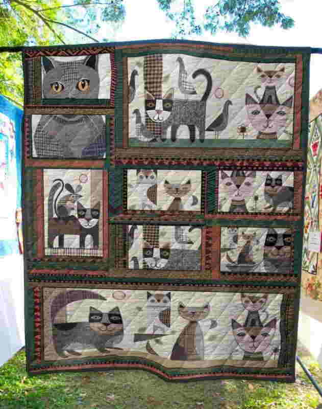 Cat Meow Cat Quilt Blanket