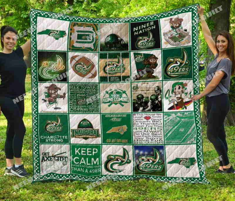 Charlotte Football 3D Quilt Blanket