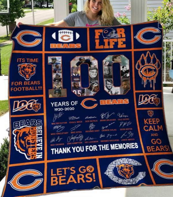 Chicago Bears Quilt Blanket