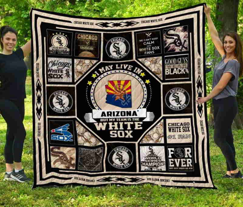 Chicago White Soxarizona 3D Quilt Blanket