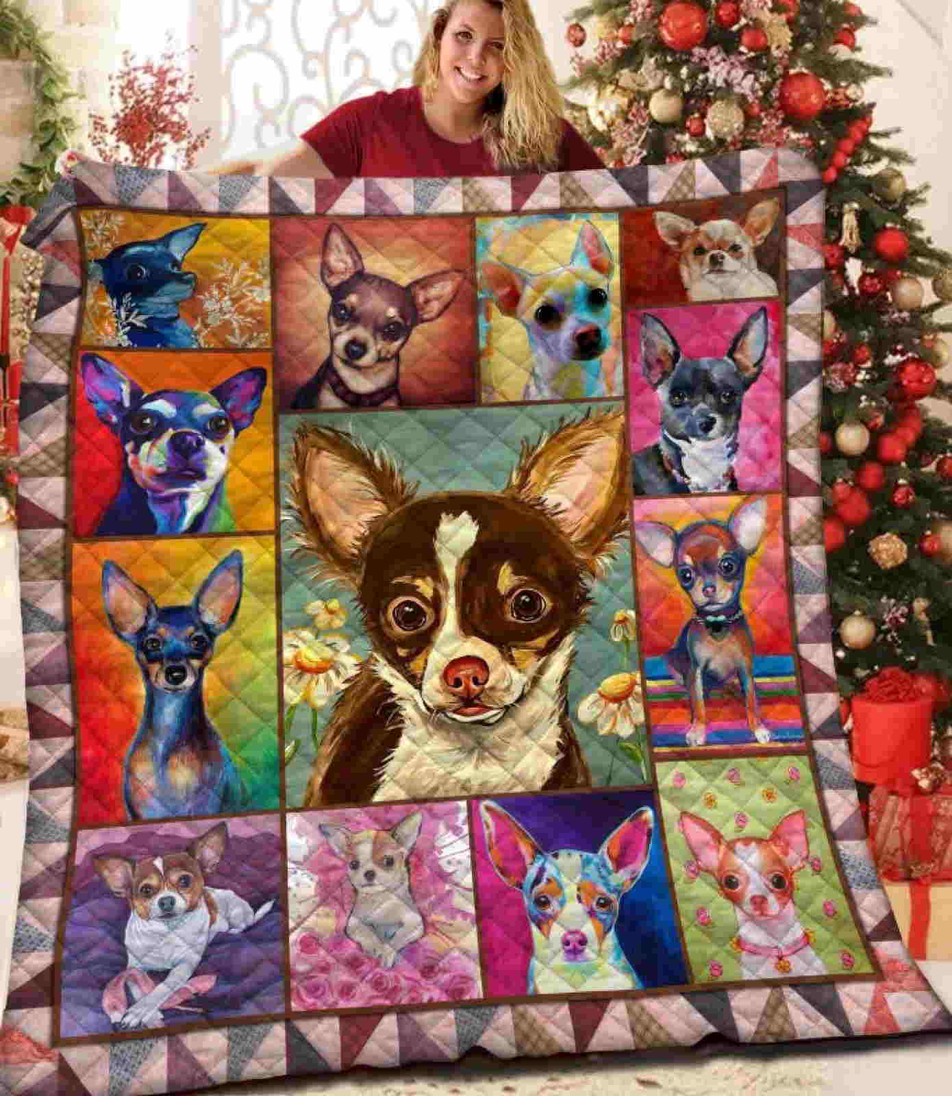 Chihuahuathe Best Gift Quilt Blanket