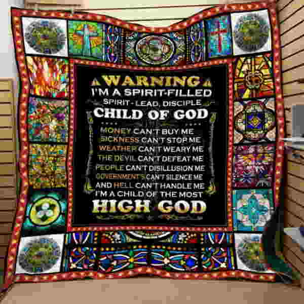 Child Of God Pattern Printing 3D Quilt Blanket