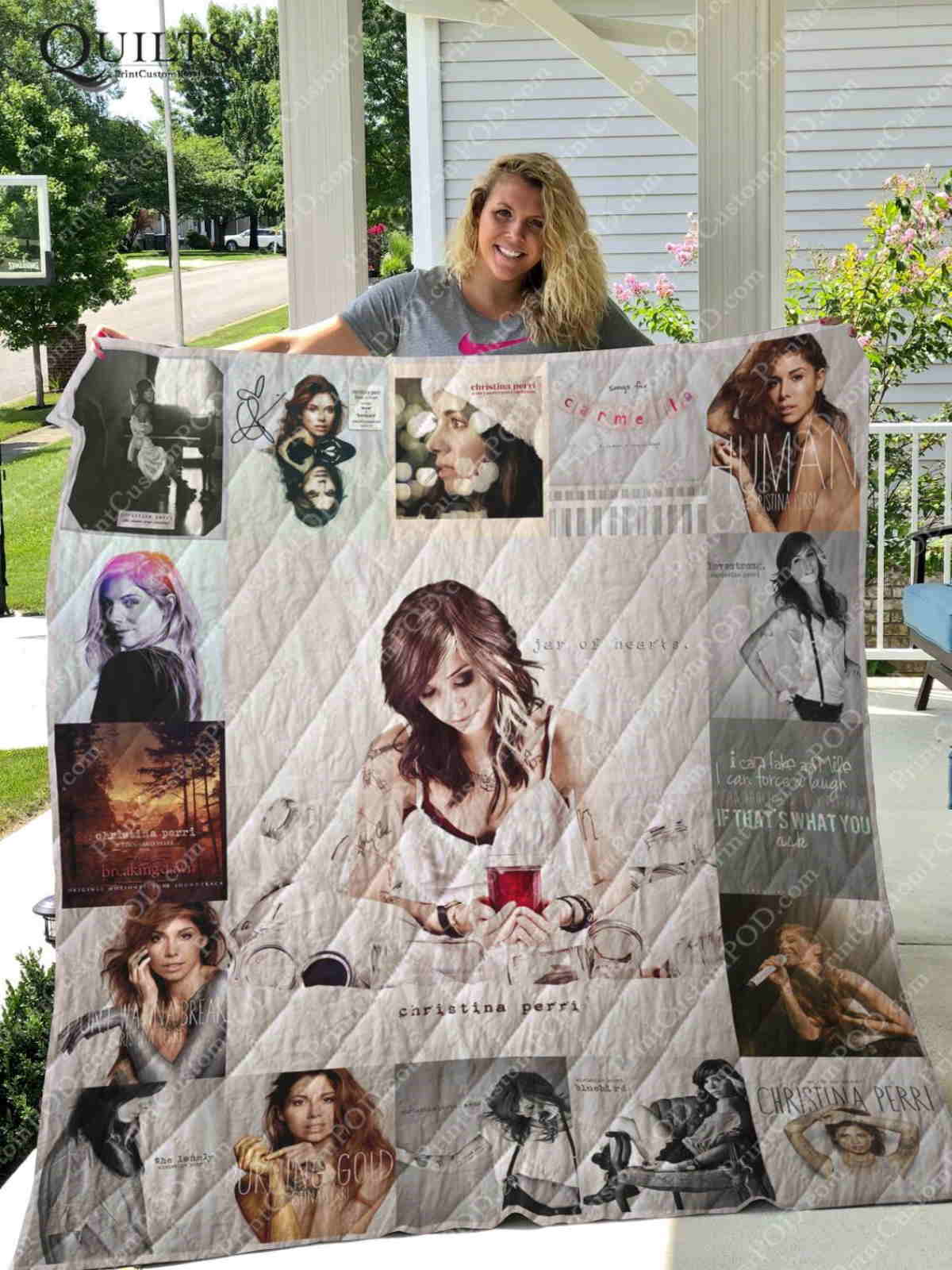 Christina Perri Albums 3D Quilt Blanket