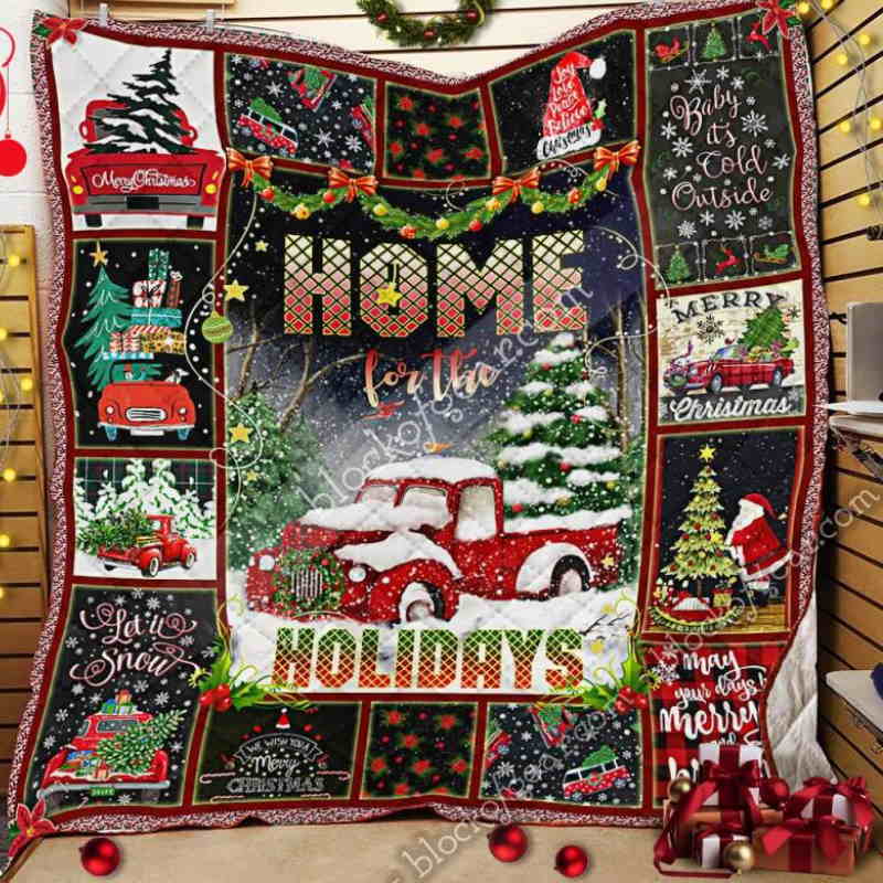 Christmasit’S Cold Outside Quilt Blanket