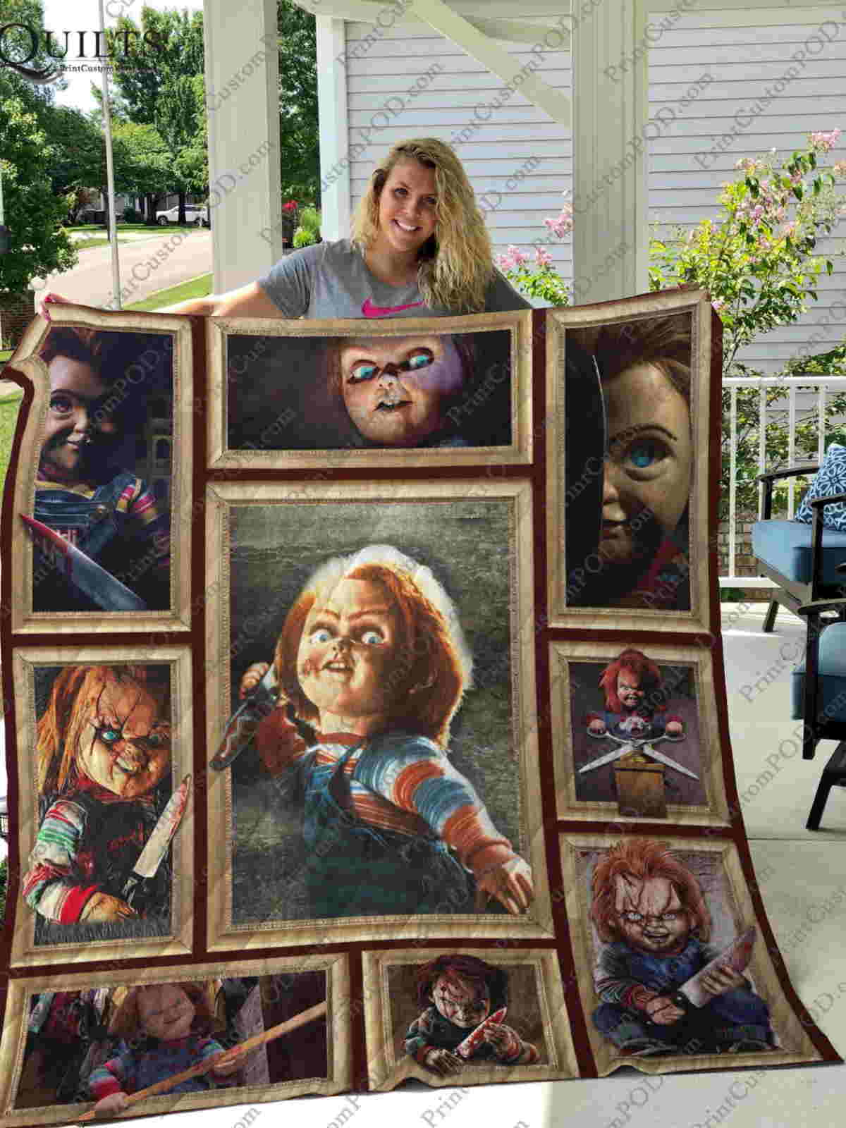 Chucky 3D Quilt Blanket