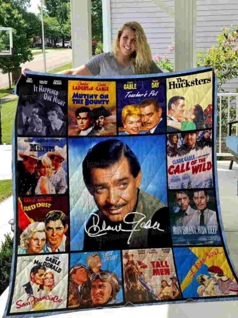 Clark Gable Quilt Blanket