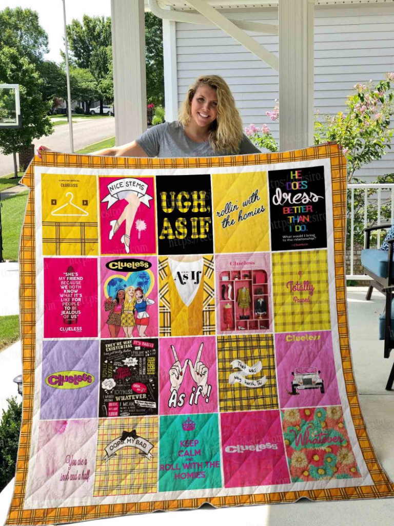 Clueless 3D Quilt Blanket