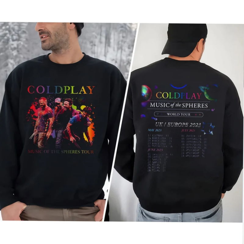 Coldplay World Tour 2023 Shirt, Coldplay Music of the Spheres Tour 2023 Sweatshirt