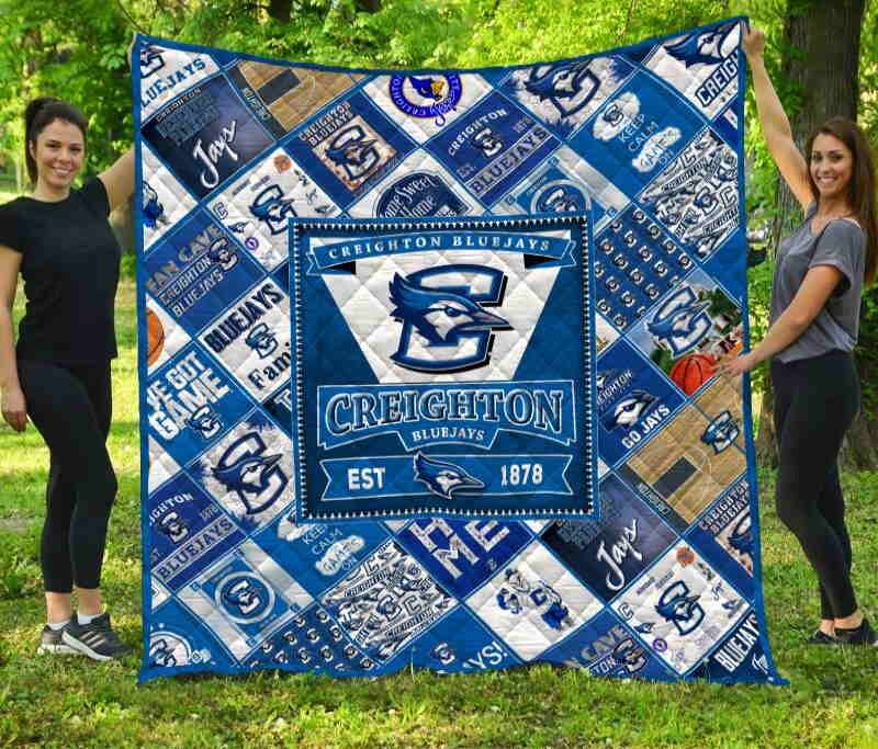 Creighton Bluejays 3D Quilt Blanket