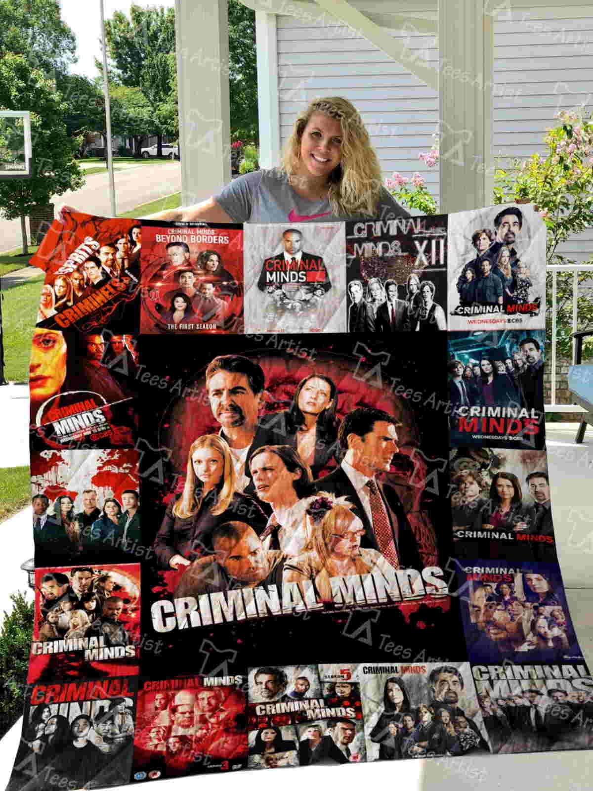 Criminal Minds 3D Quilt Blanket