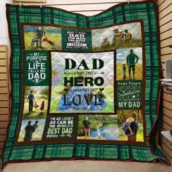 Dad 3D Quilt Blanket