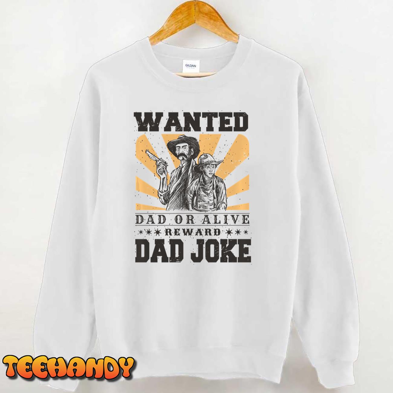 Dad Joke Reward Dad Or Alive Play On Words Pullover Hoodie