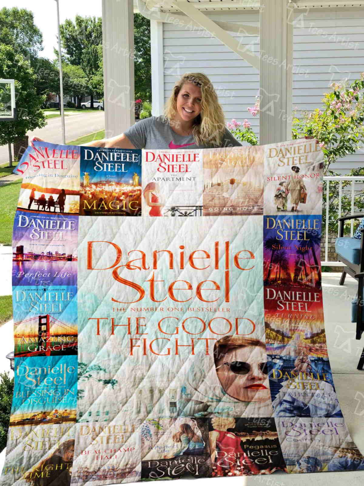 Danielle Steel 3D Customized Quilt Blanket