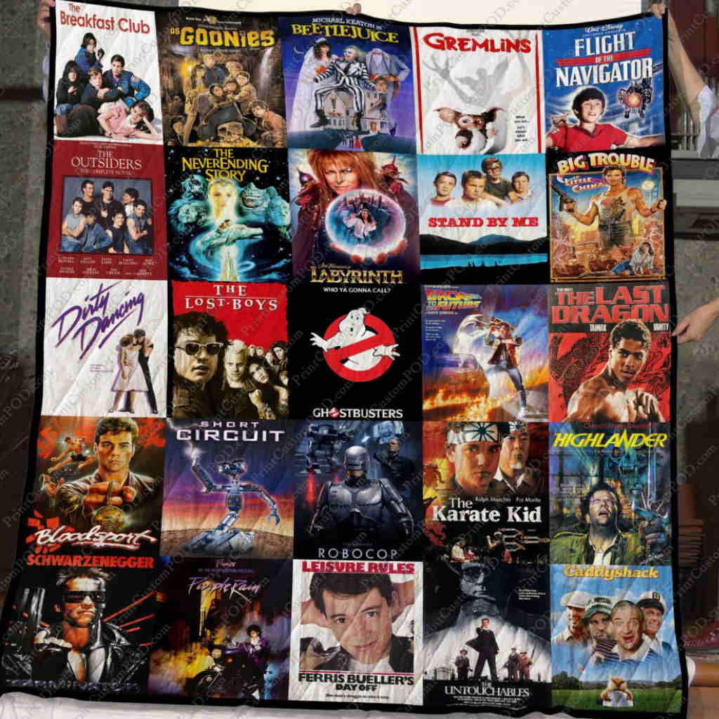 Dd 80S Movies Back To The Past 3D Quilt Blanket
