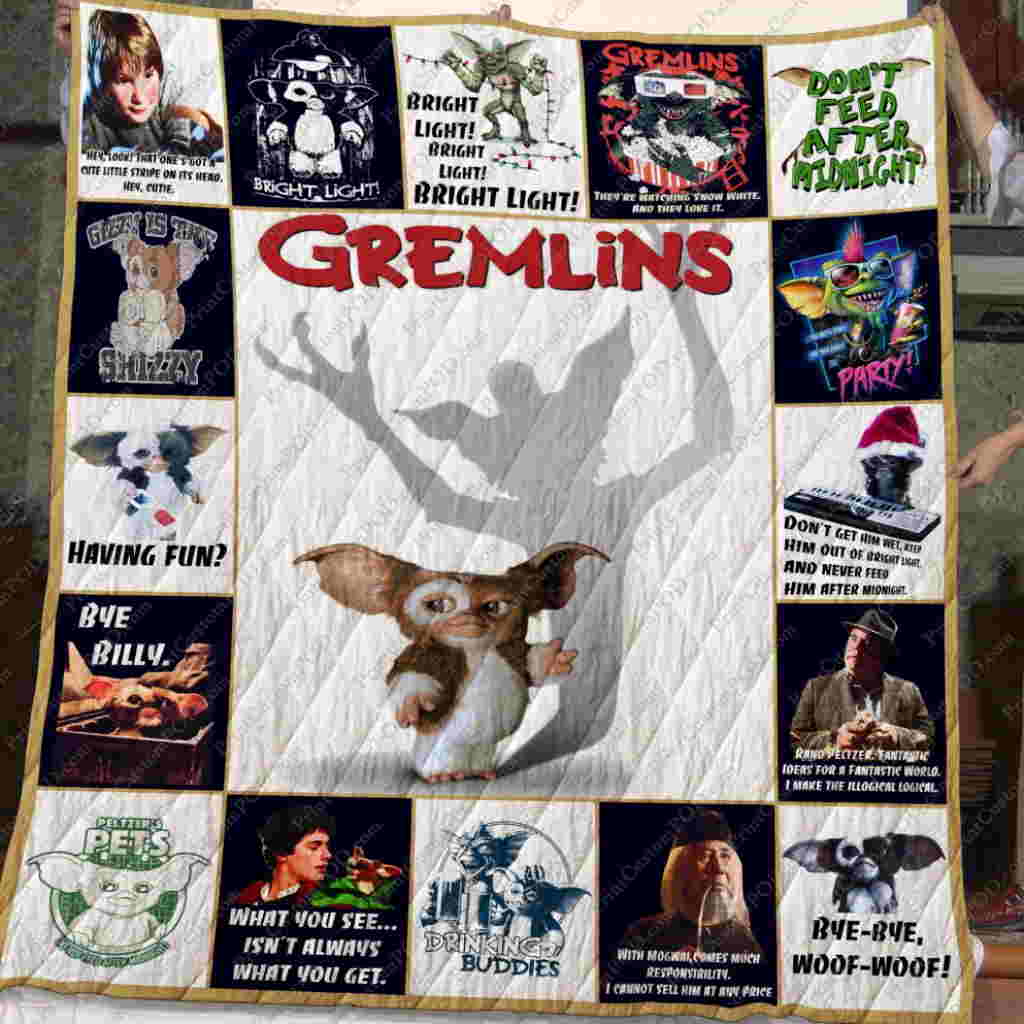 Dd Gremlins Version Quilt Blanket