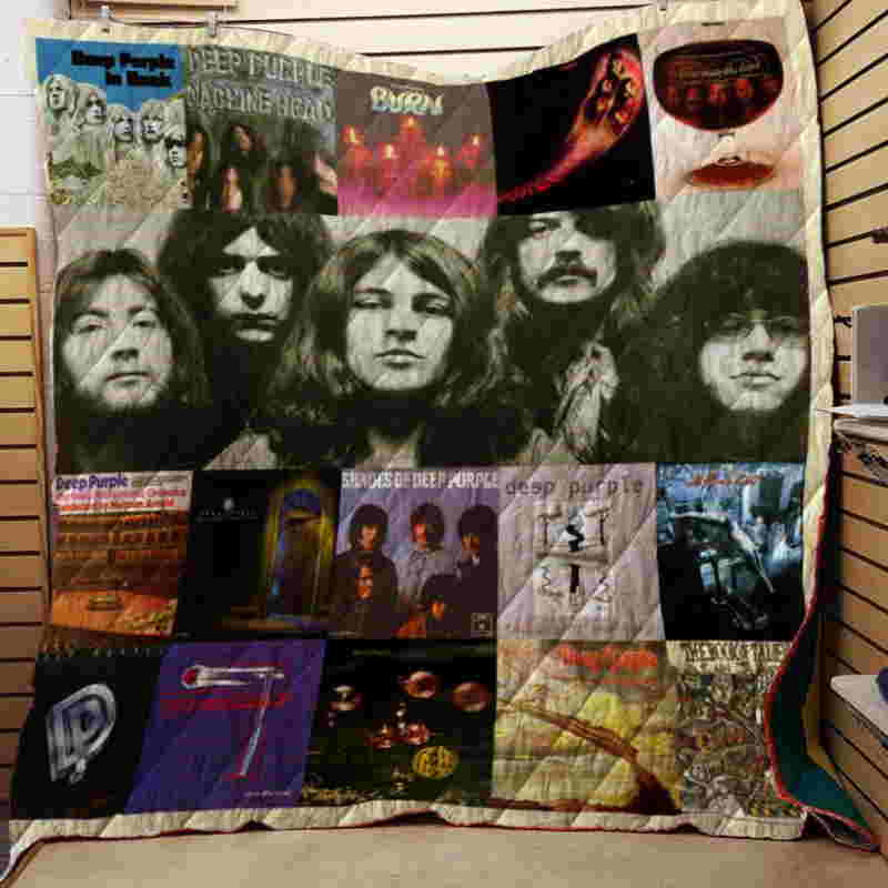 Deep Purple New Arrival 3D Quilt Blanket