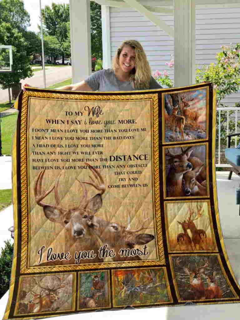 Deer Wife Quilt Blanket